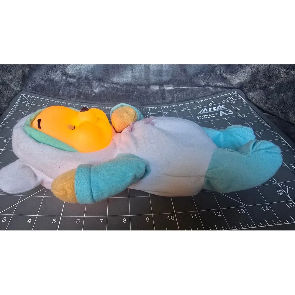 Disney Winnie the Pooh Lullaby Gloworm Plush Fisher-Price J2575 Blue White 2005